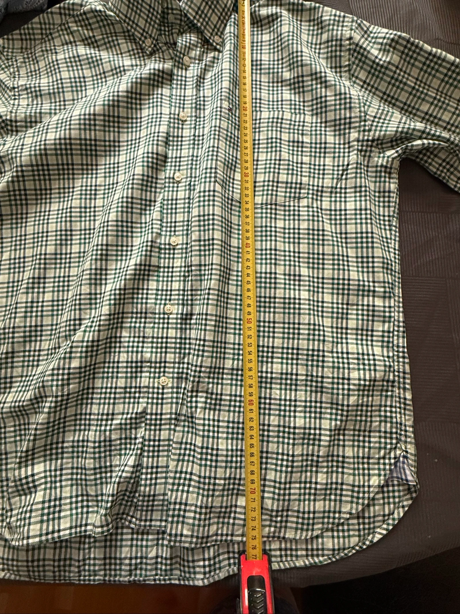 Tomy Hilfiger, dikke blouse, maat L/XL (zie maten), zeer goede staat Schouders 55 cm Oksels 64 cm Lengte 75 cm – photo 7
